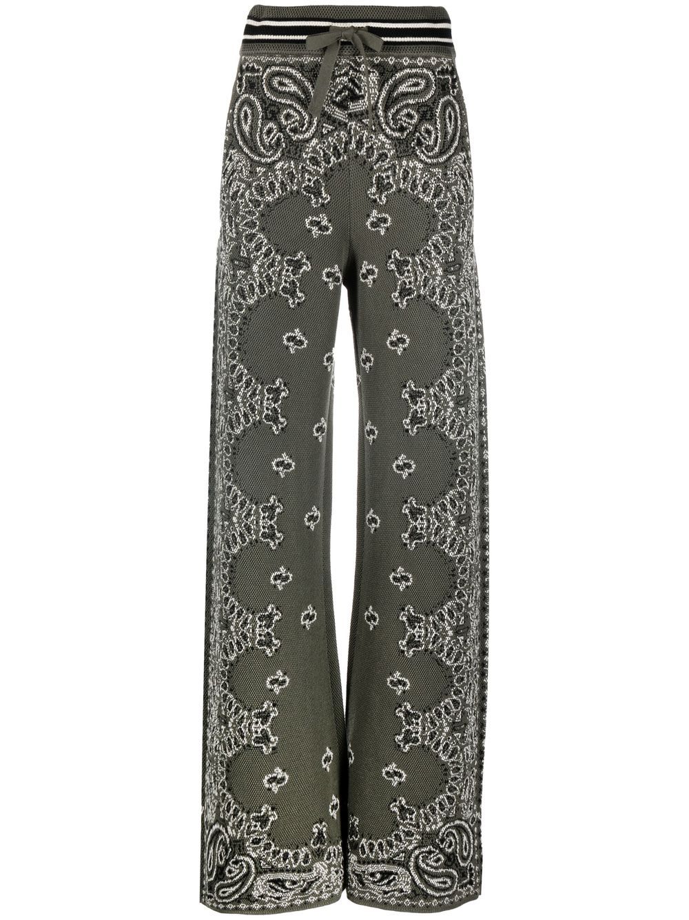 AMIRI Bandana knit sweatpant - Green von AMIRI