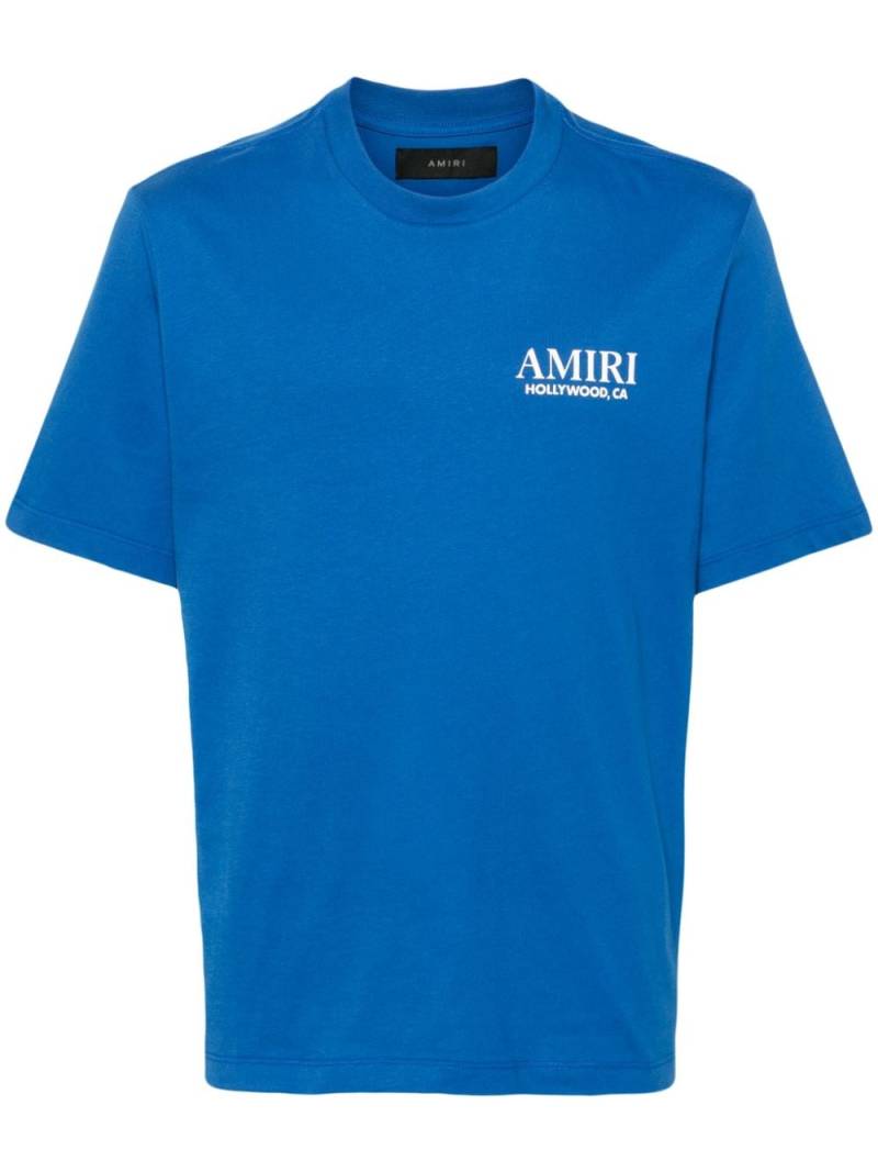 AMIRI Bones Stacked cotton T-shirt - Blue von AMIRI