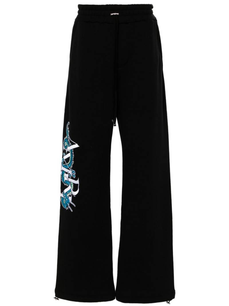 AMIRI CNY Dragon cotton track pants - Black von AMIRI