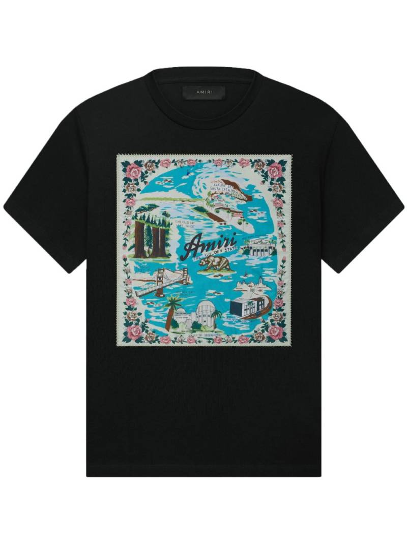 AMIRI California graphic-print T-shirt - Black von AMIRI