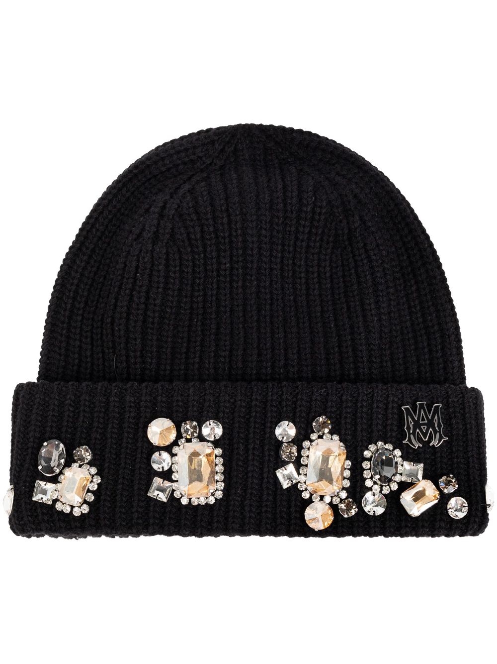 AMIRI Chunky Crystal beanie hat - Black von AMIRI