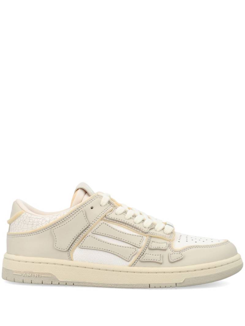 AMIRI Collegiate Skel leather sneakers - Neutrals von AMIRI