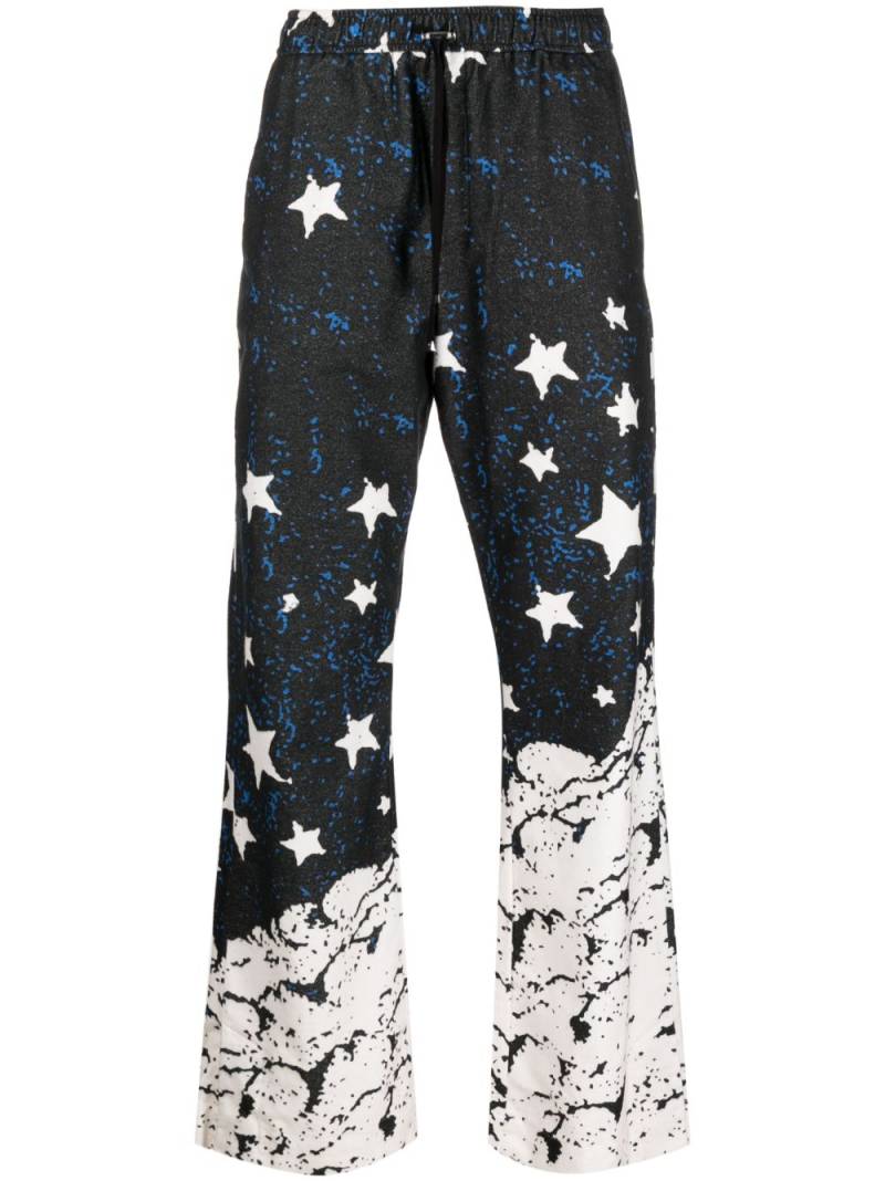 AMIRI graphic-print trousers - Black von AMIRI