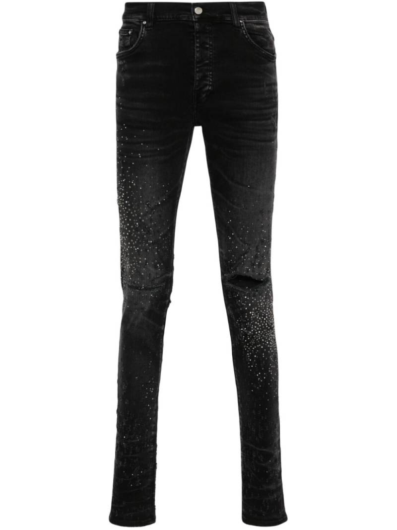 AMIRI Crystal Shotgun skinny jeans - Black von AMIRI