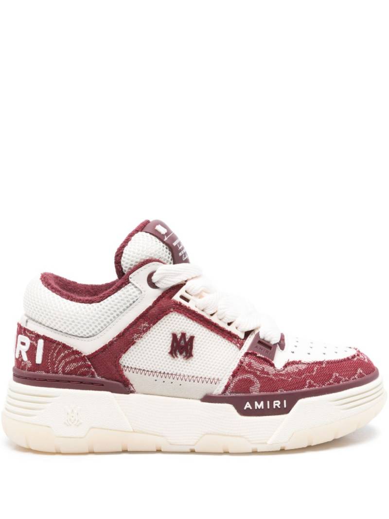 AMIRI Denim Bandana MA-1 sneakers - White von AMIRI