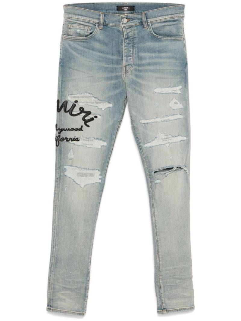 AMIRI Hollywood Thrasher jeans - Blue von AMIRI