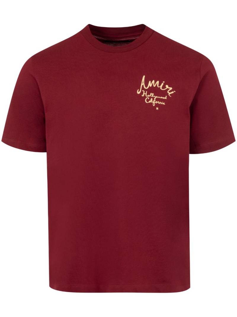 AMIRI Hollywood t-shirt - Red von AMIRI