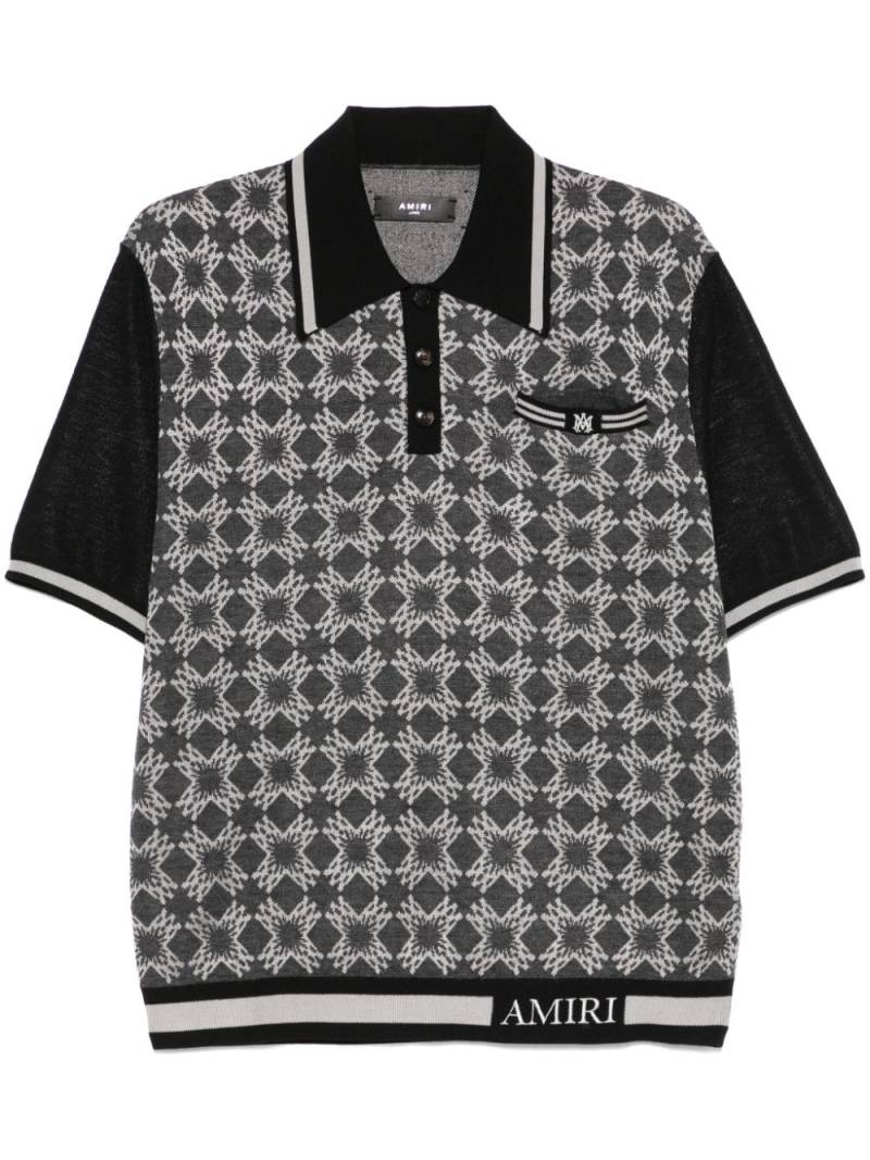 AMIRI MA Quad polo shirt - Black von AMIRI