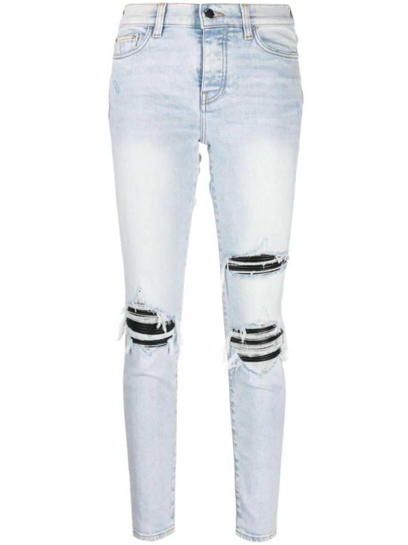 AMIRI MX1 ripped skinny jeans - Blue von AMIRI