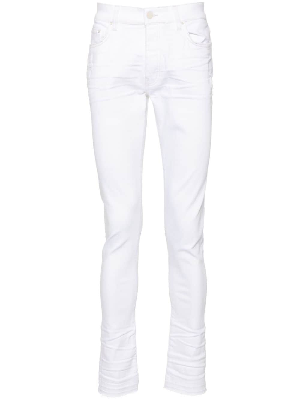 AMIRI Released Hem skinny jeans - White von AMIRI