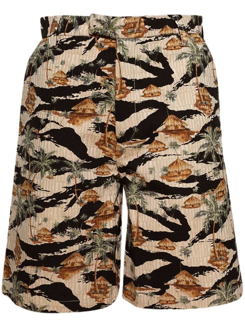 AMIRI Repeat Palm shorts - Brown von AMIRI