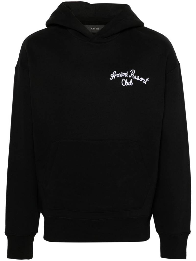 AMIRI Resort Club cotton hoodie - Black von AMIRI