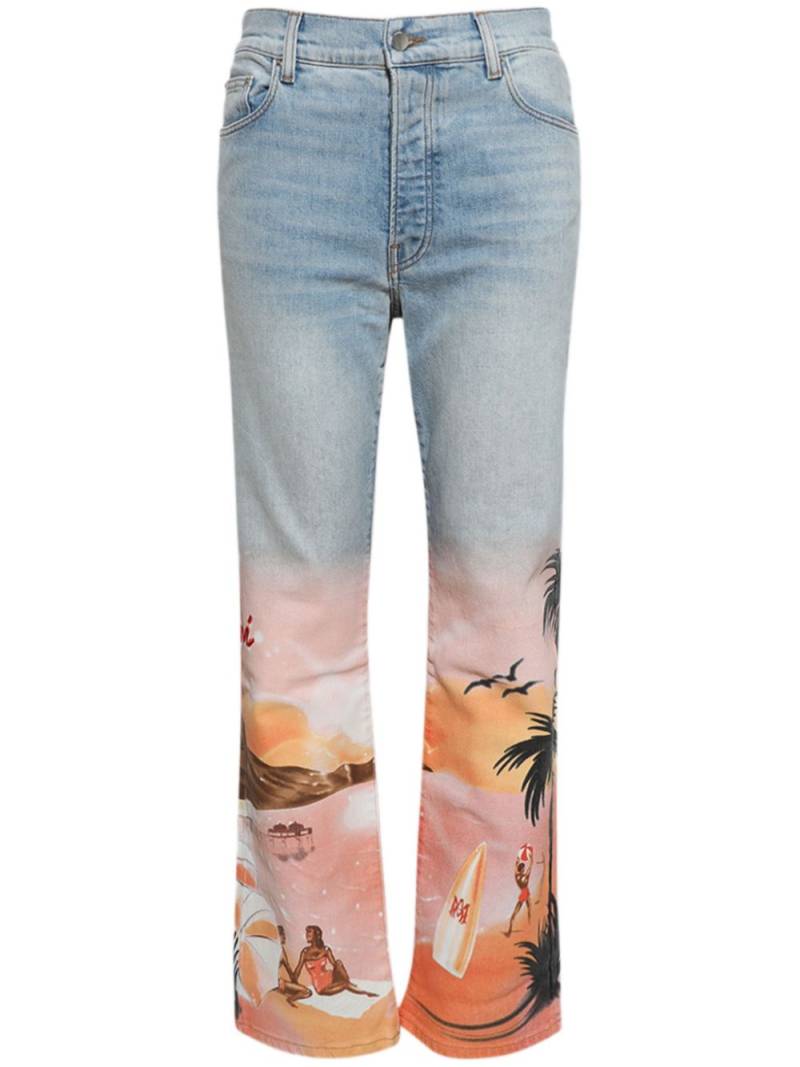 AMIRI Resort Club straight jeans - Blue von AMIRI