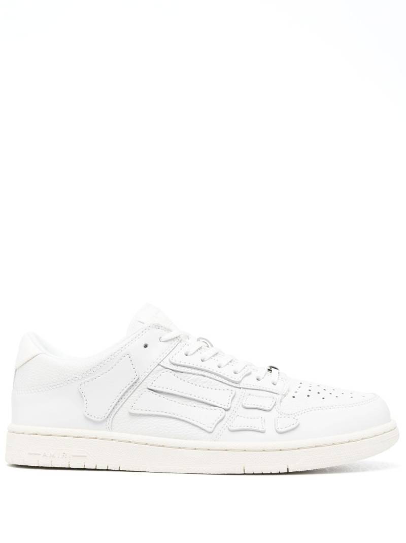 AMIRI Skel-top leather low-top sneakers - White von AMIRI