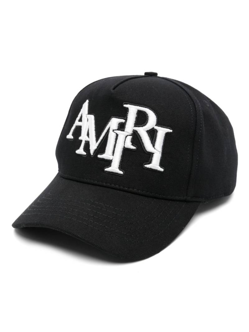 AMIRI Staggered-logo cap - Black von AMIRI