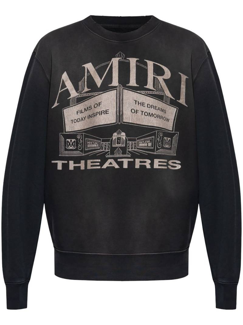 AMIRI Theatres Vintage sweatshirt - Black von AMIRI