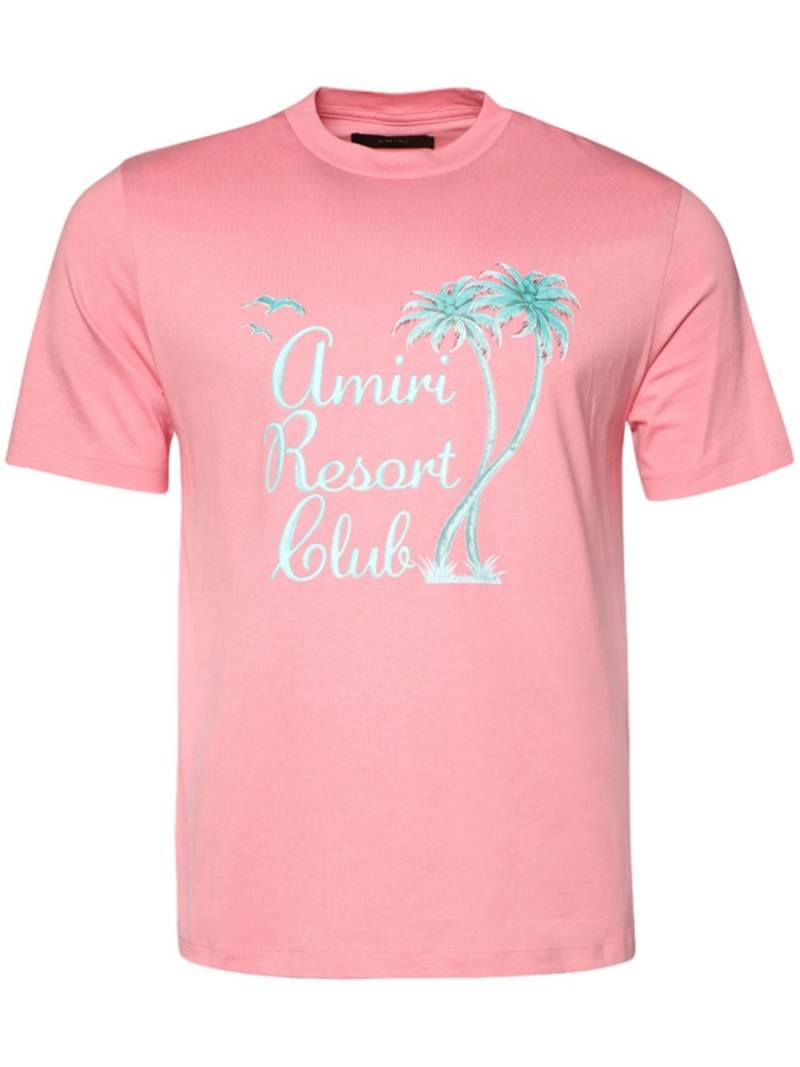 AMIRI Twisted Palms cotton T-shirt - Pink von AMIRI