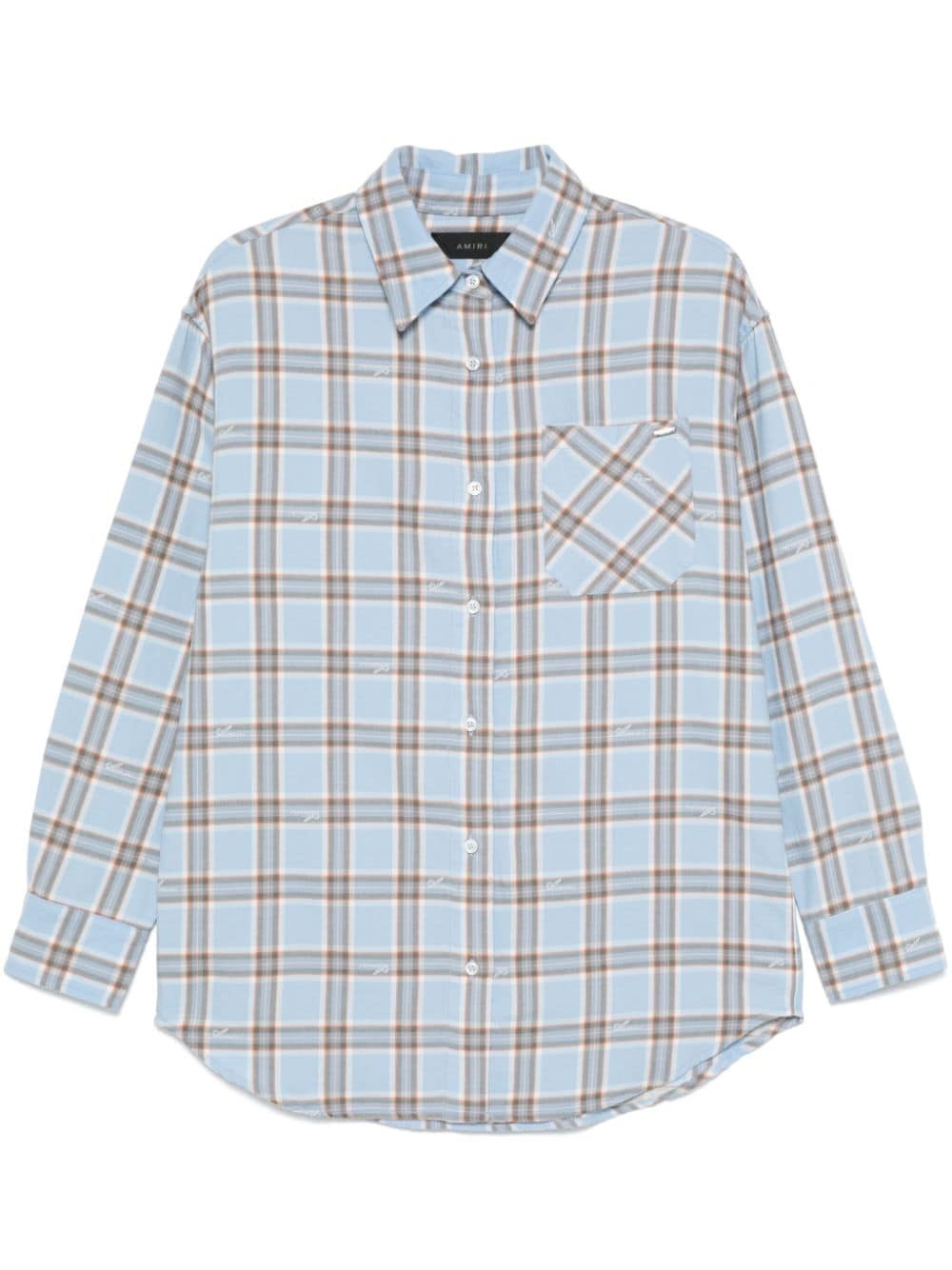 AMIRI checked shirt - Blue von AMIRI