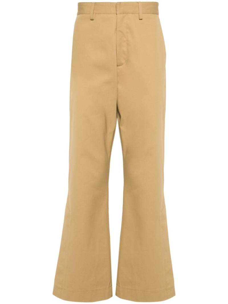 AMIRI cotton loose-leg chinos - Neutrals von AMIRI