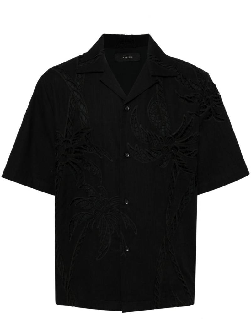 AMIRI cotton short sleeves shirt - Black von AMIRI