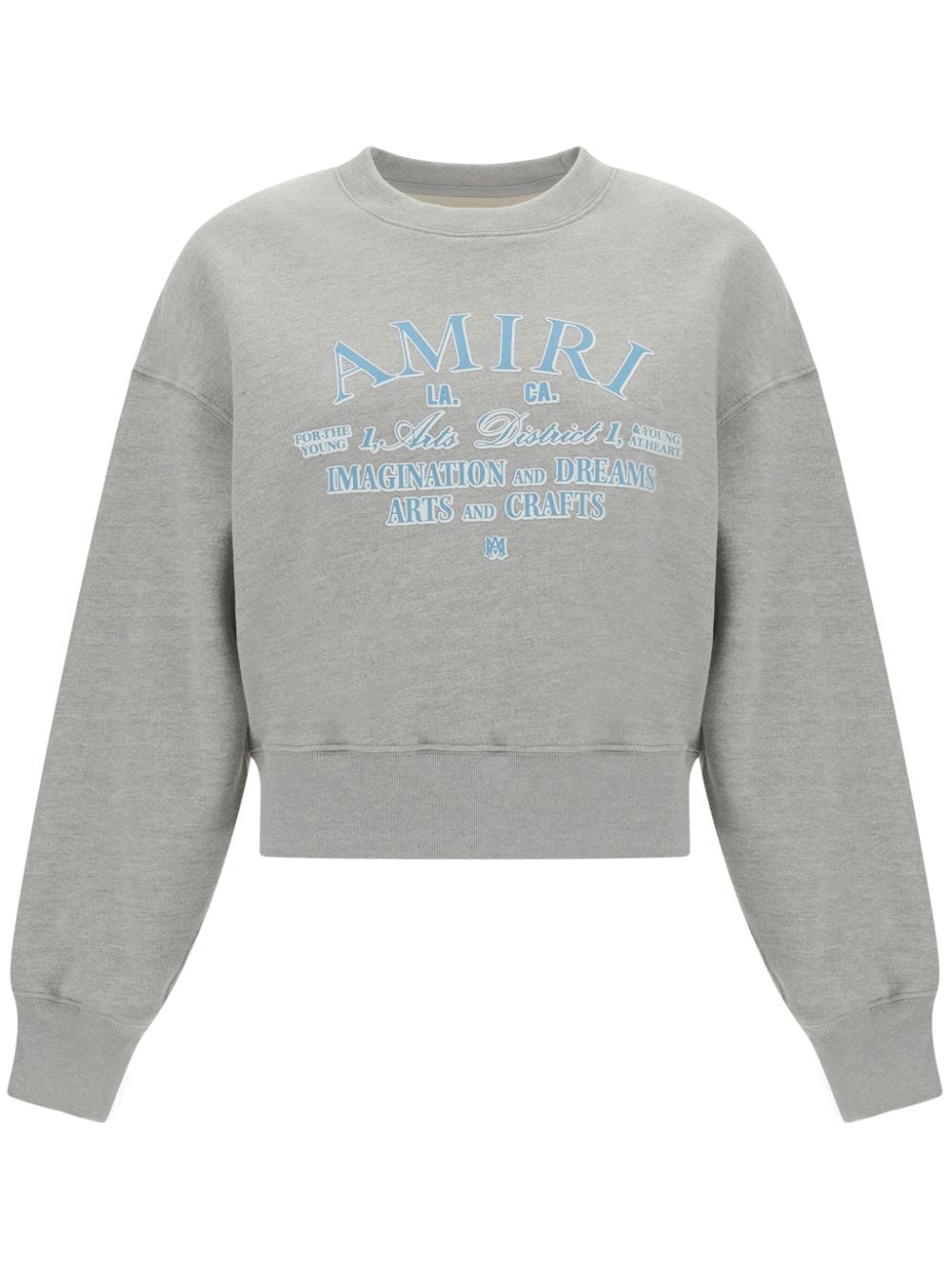 AMIRI cropped sweatshirt - Grey von AMIRI