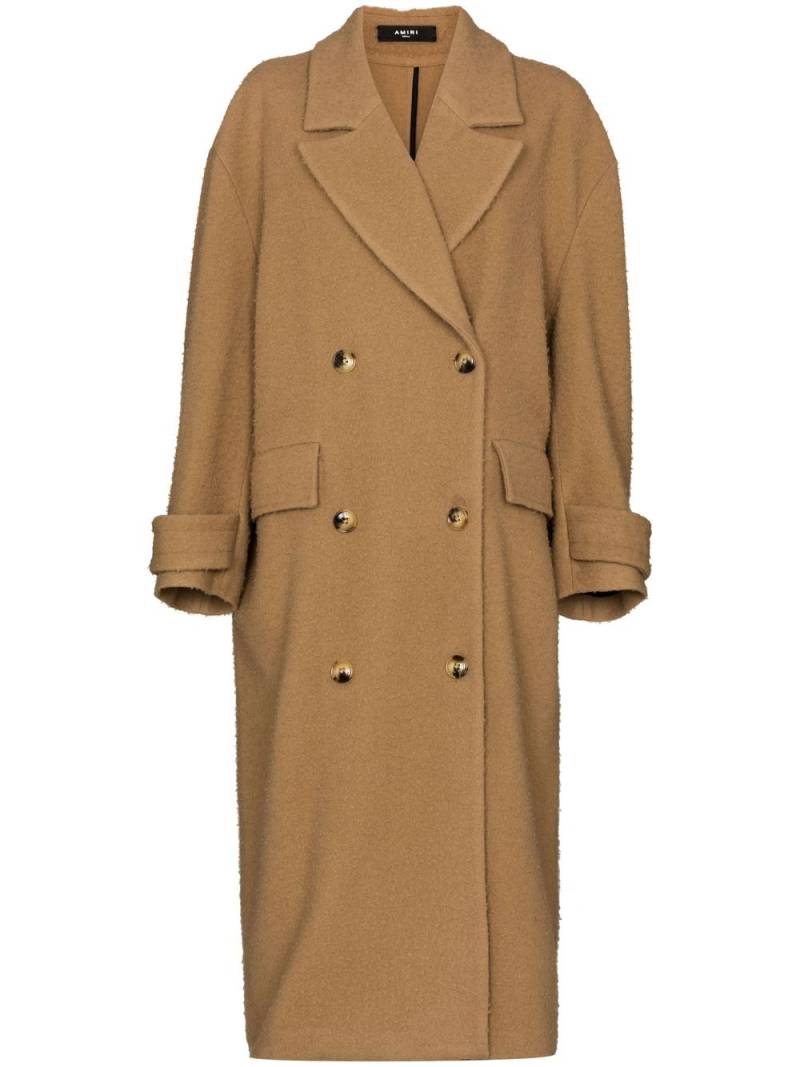 AMIRI double-breasted wool coat - Brown von AMIRI