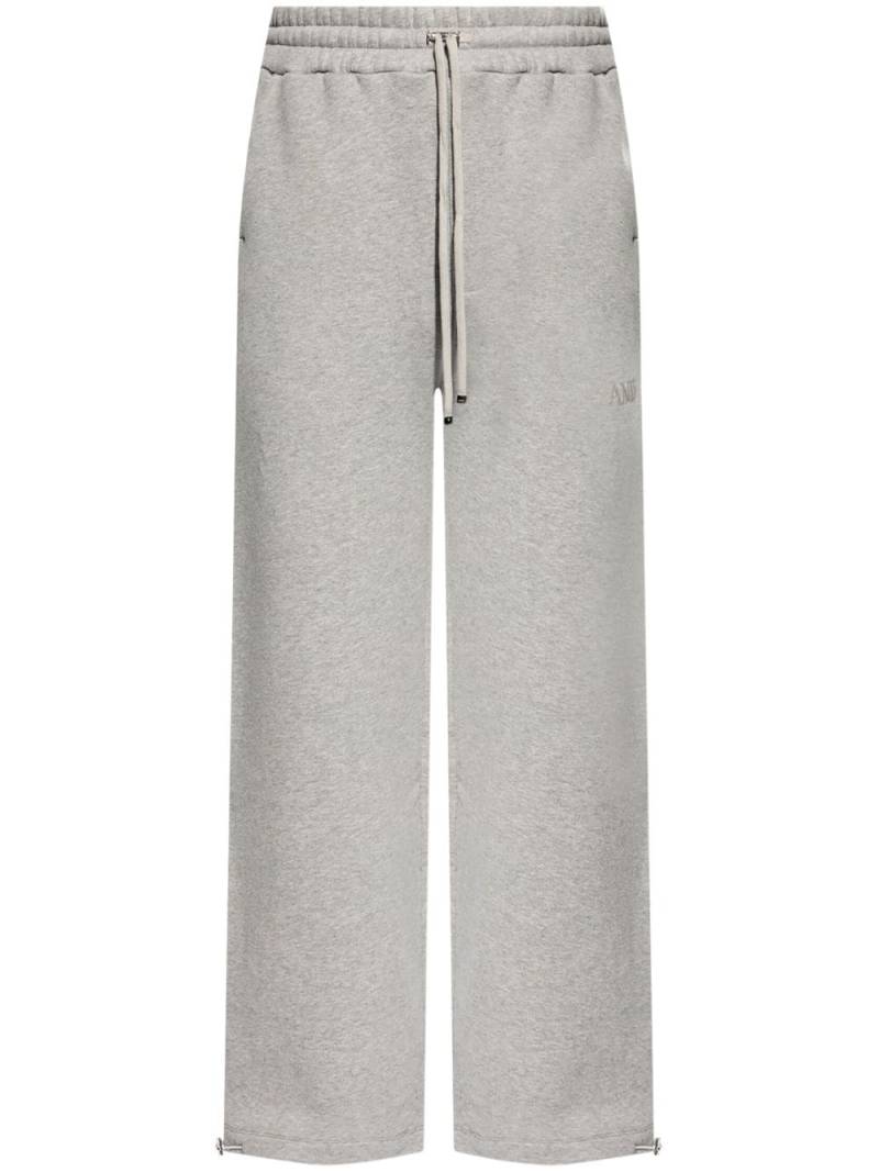 AMIRI drawstring straight-legged jogging trousers - Grey von AMIRI