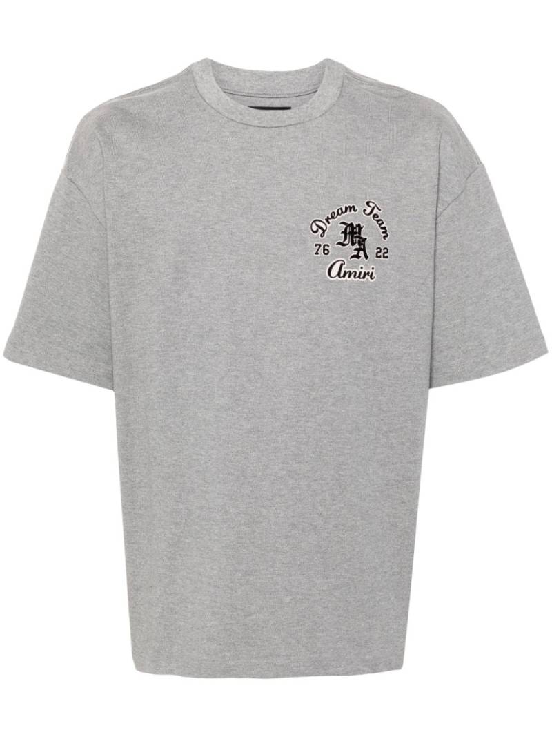 AMIRI flocked-logo cotton T-shirt - Grey von AMIRI