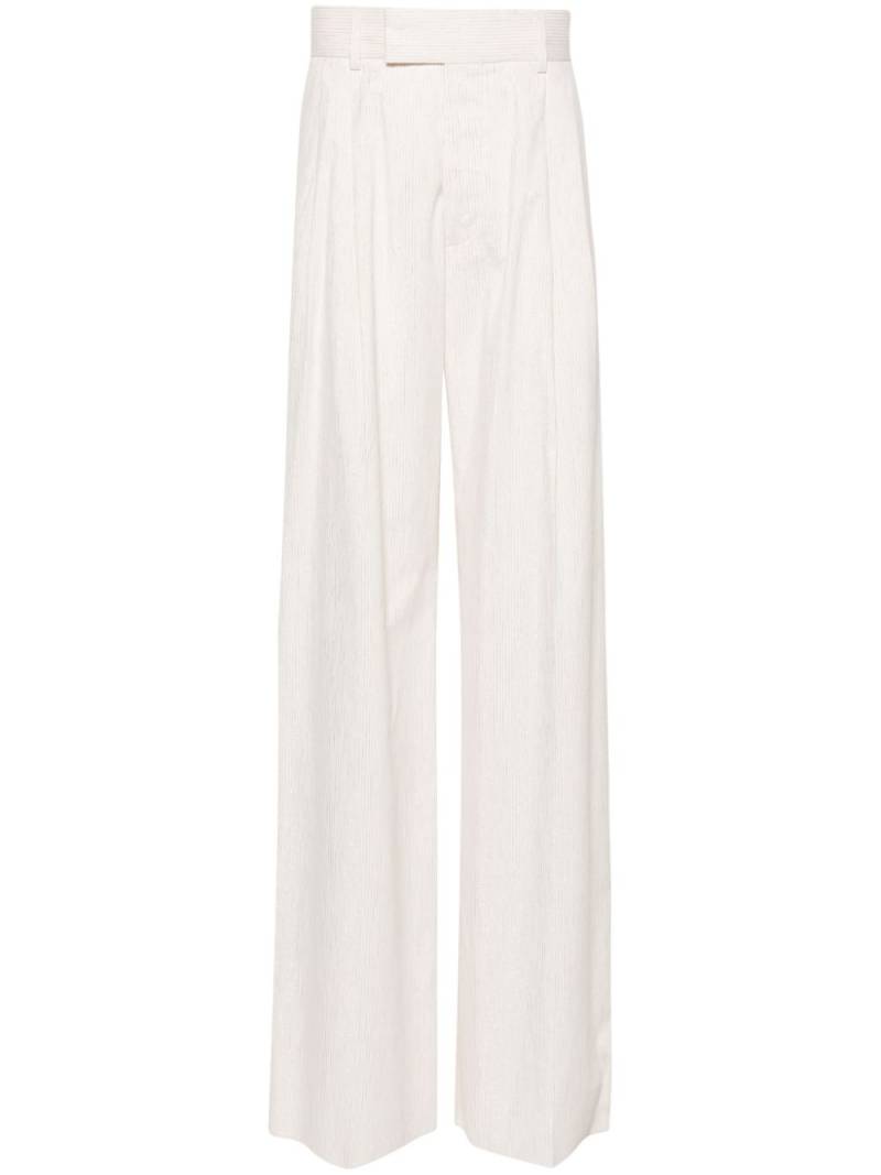 AMIRI high-waist wide-leg trousers - Neutrals von AMIRI