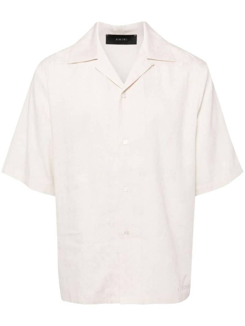 AMIRI linen-cotton shirt - Neutrals von AMIRI