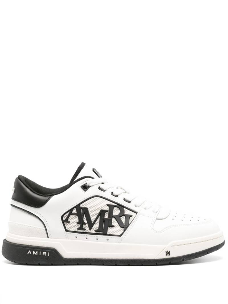 AMIRI logo-embossed leather sneakers - White von AMIRI