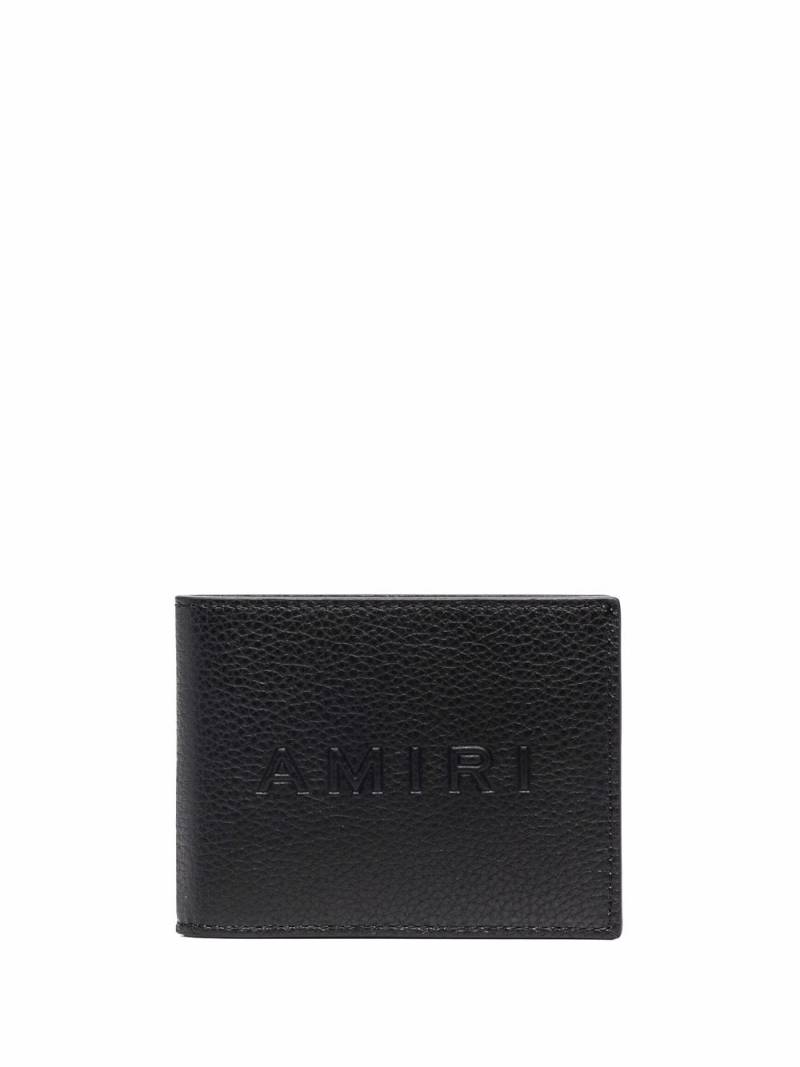 AMIRI logo-embossed leather wallet - Black von AMIRI