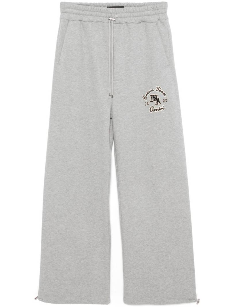 AMIRI logo-embroidered track pants - Grey von AMIRI