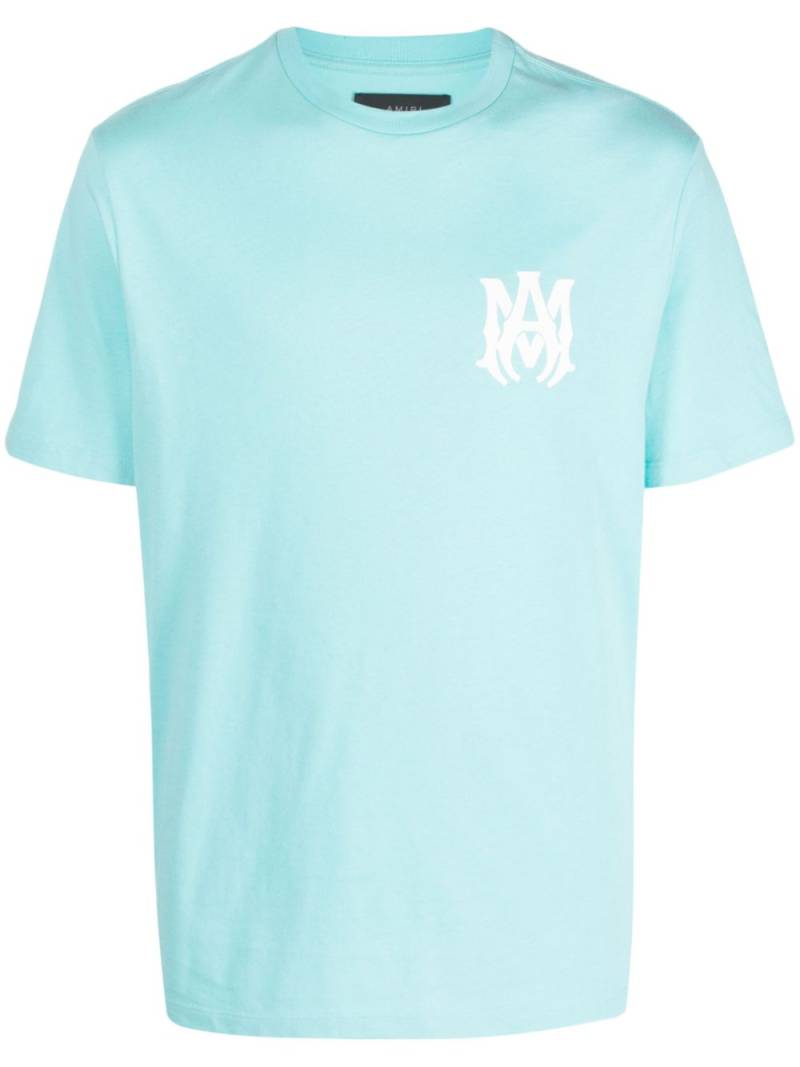 AMIRI logo-print cotton T-shirt - Blue von AMIRI