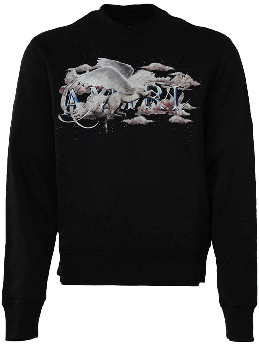 AMIRI logo-print cotton sweatshirt - Black von AMIRI