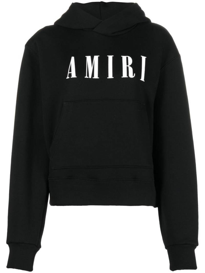 AMIRI logo-print hoodie - Black von AMIRI