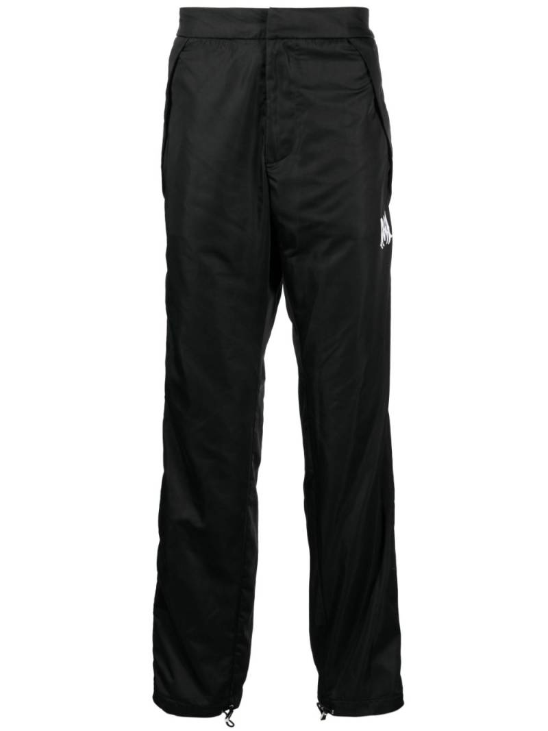 AMIRI logo-print straight-leg trousers - Black von AMIRI