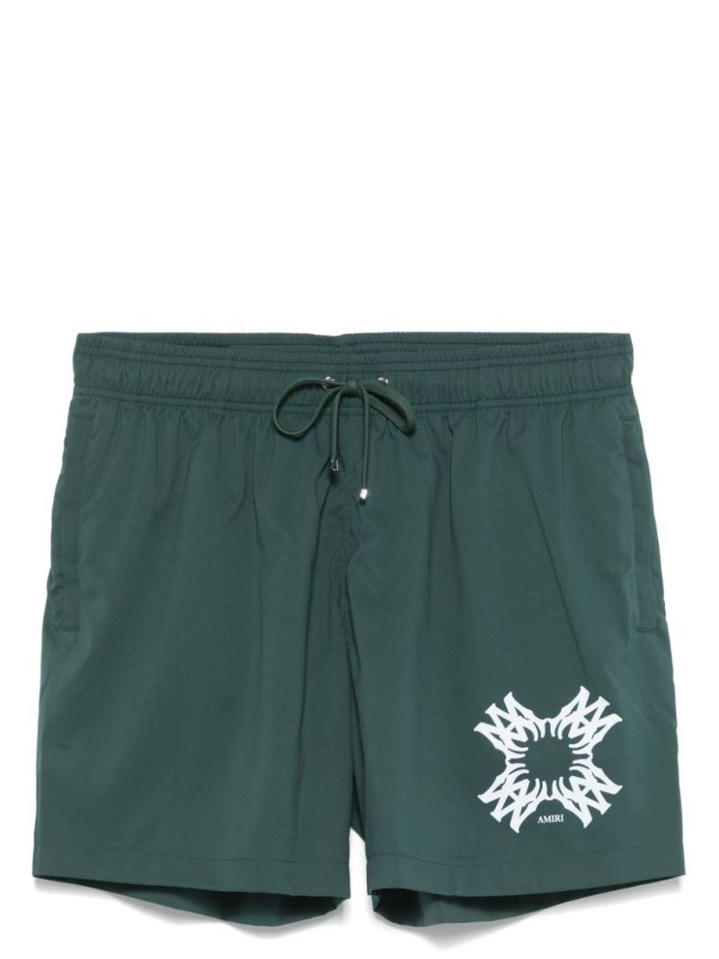 AMIRI logo-print swim shorts - Green von AMIRI