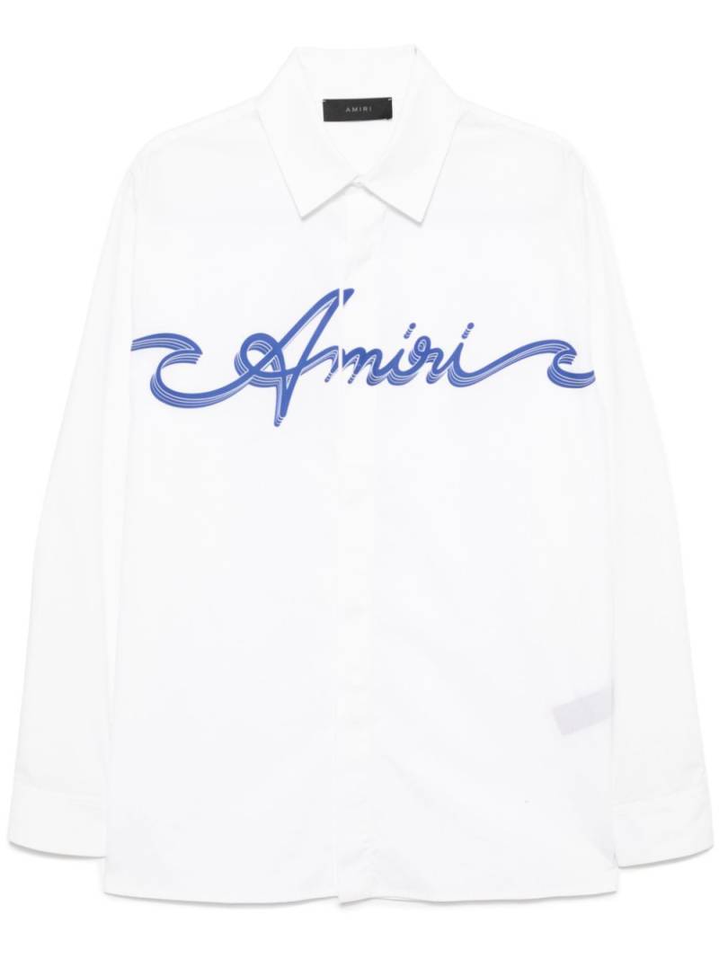 AMIRI logo-printed shirt - White von AMIRI