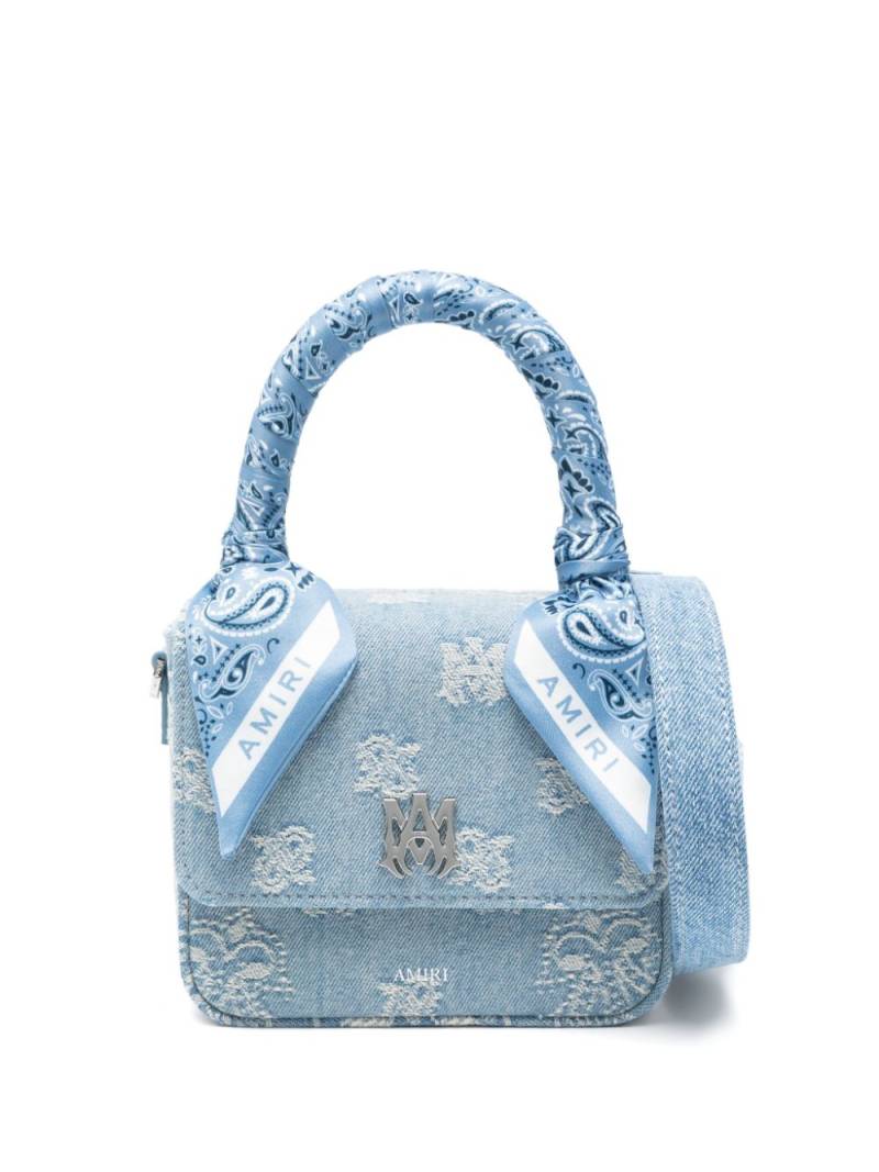 AMIRI micro MA tote bag - Blue von AMIRI