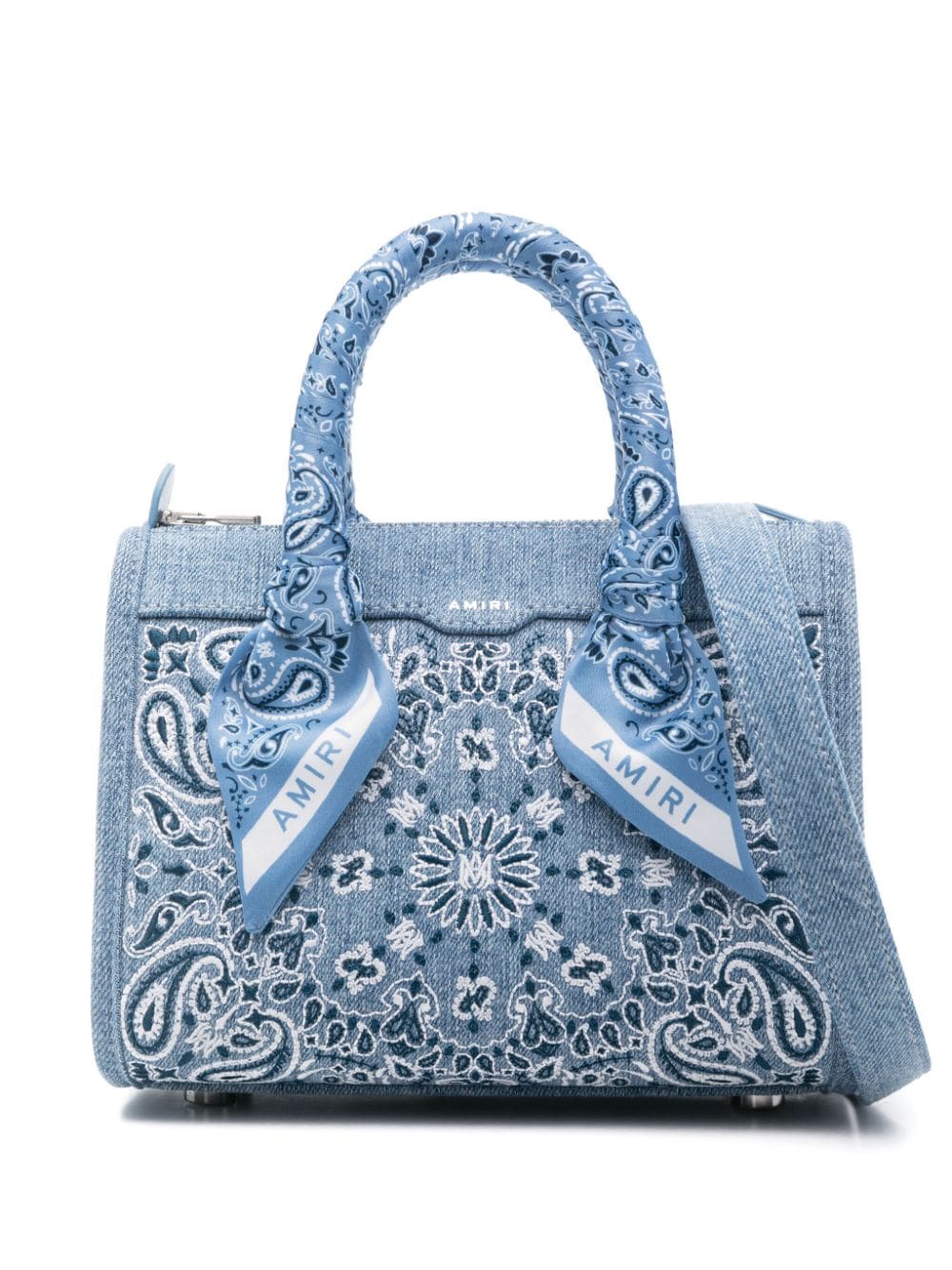 AMIRI mini Bandana Triangle tote bag - Blue von AMIRI