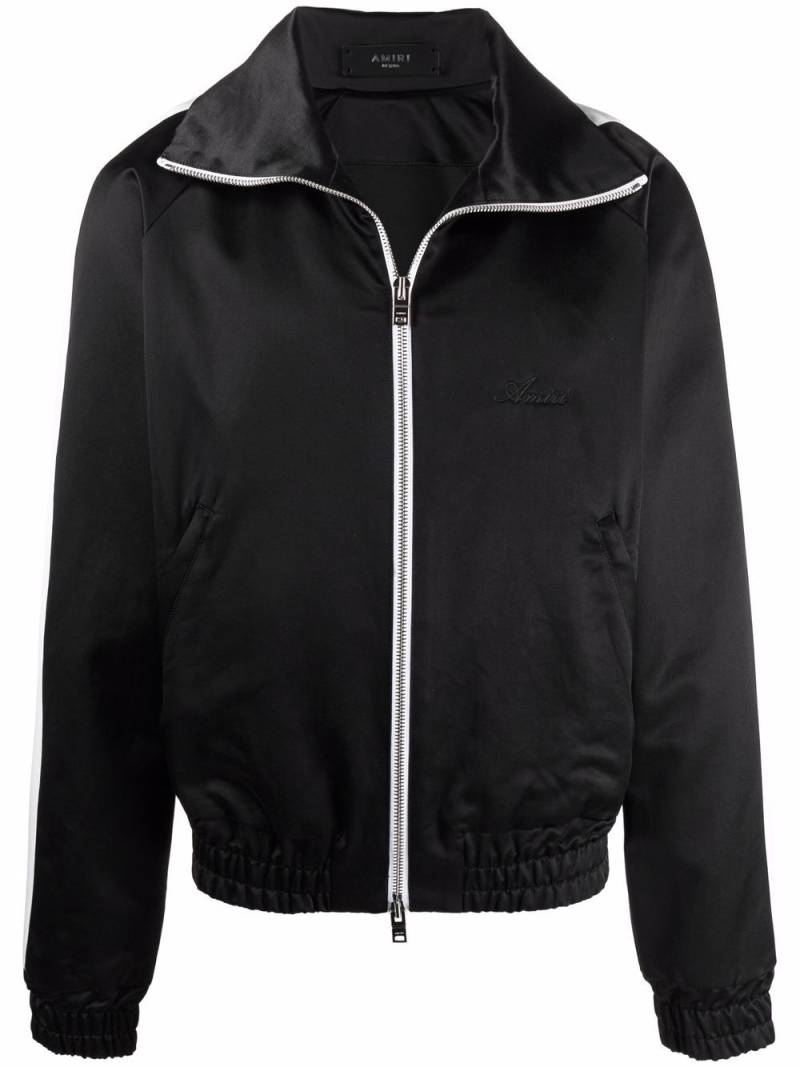 AMIRI Full Zip Satin Track Jacket "Black" von AMIRI