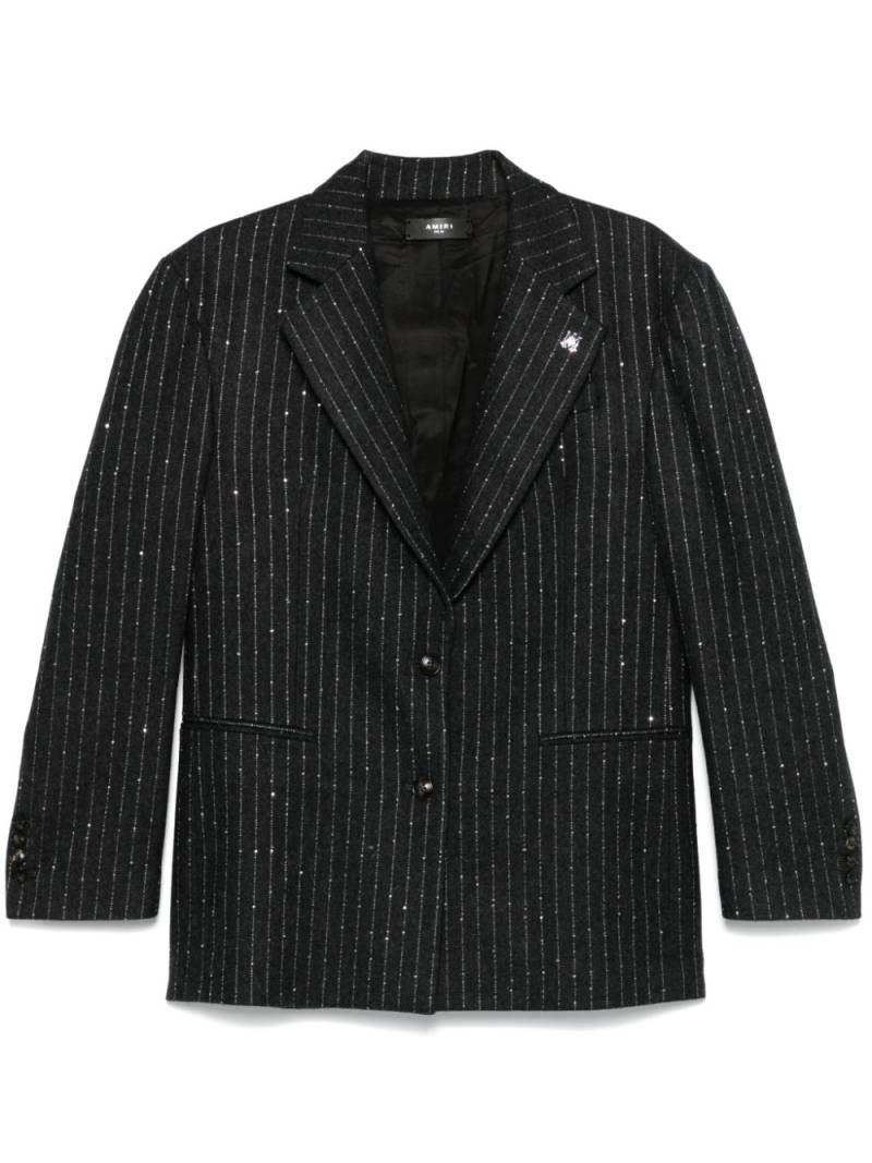 AMIRI sequin-pinstripe blazer - Grey von AMIRI