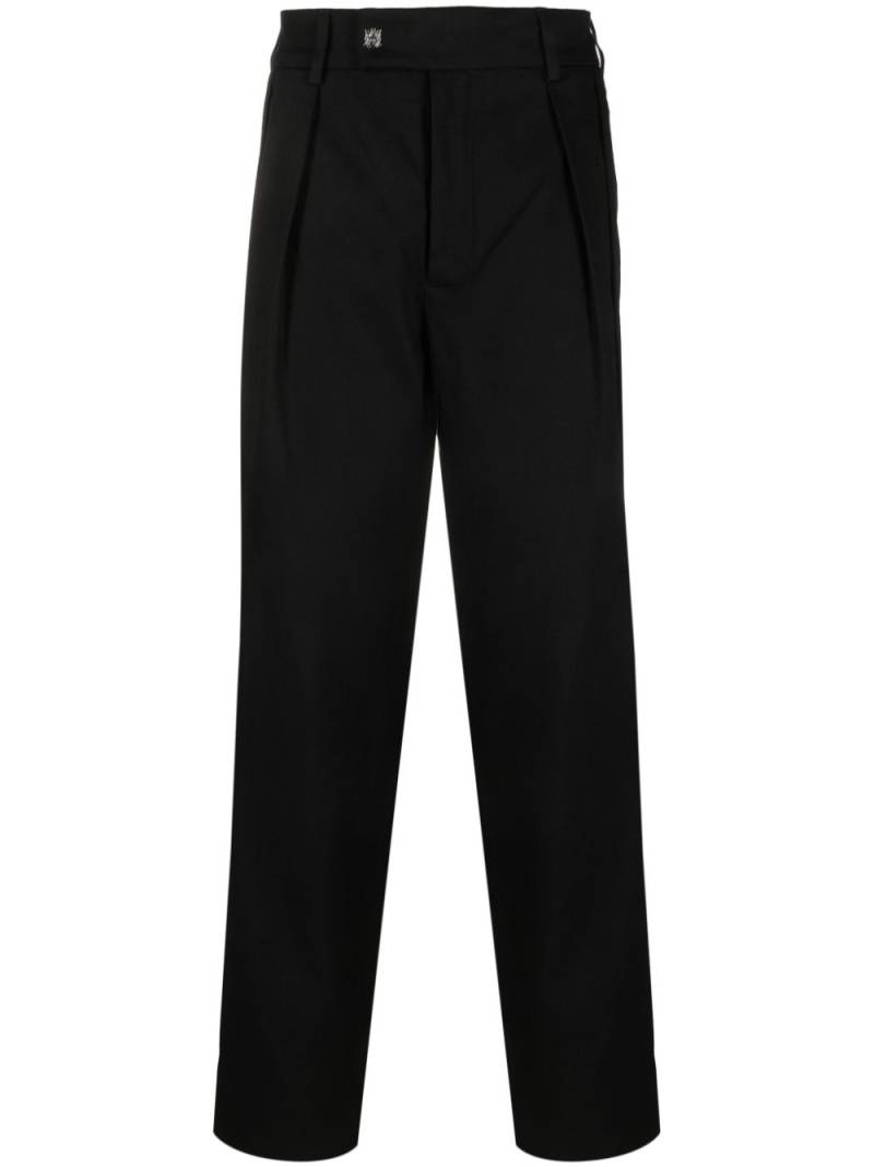 AMIRI straight-leg chino trousers - Black von AMIRI