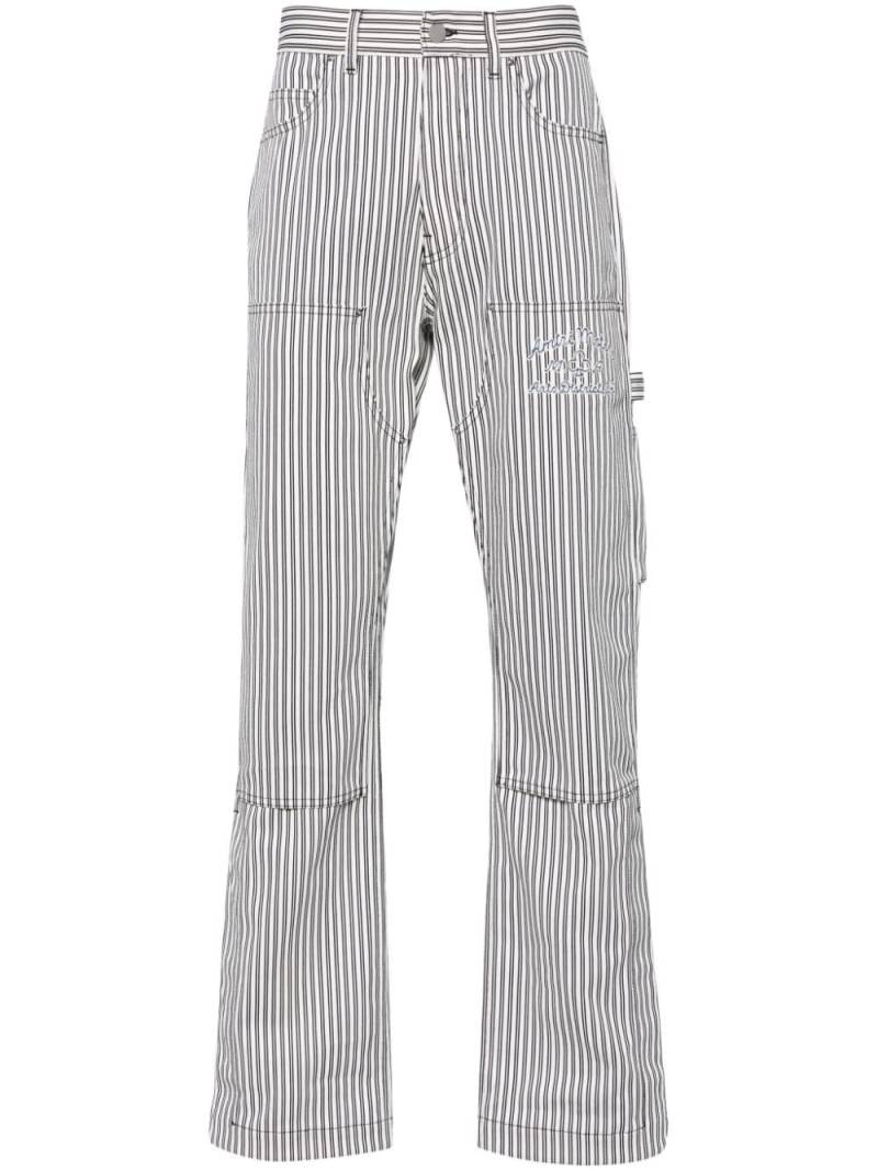 AMIRI striped cotton carpenter trousers - Black von AMIRI