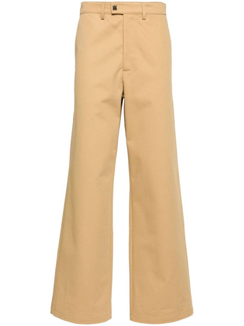 AMIRI wide-leg cotton chinos - Brown von AMIRI