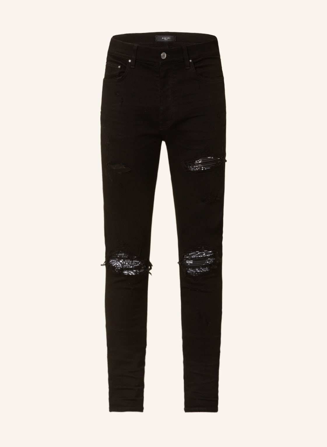 Amiri Destroyed Jeans Extra Slim Fit schwarz von AMIRI