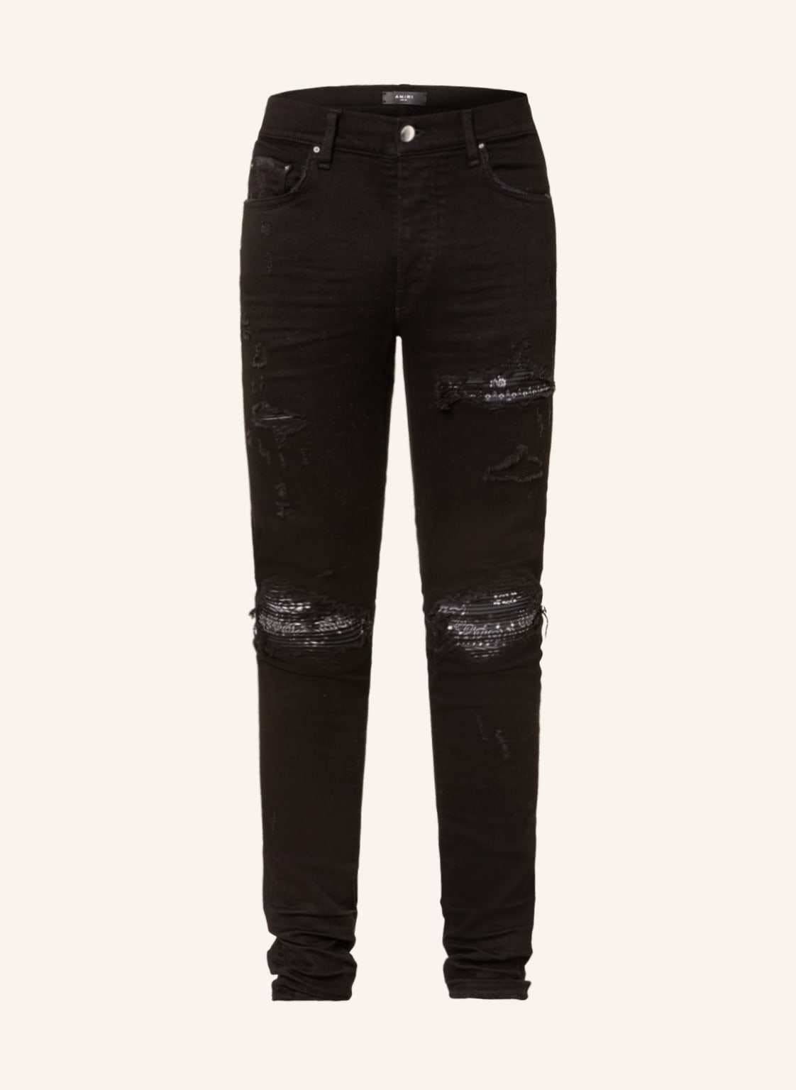 Amiri Destroyed Jeans Extra Slim Fit schwarz von AMIRI