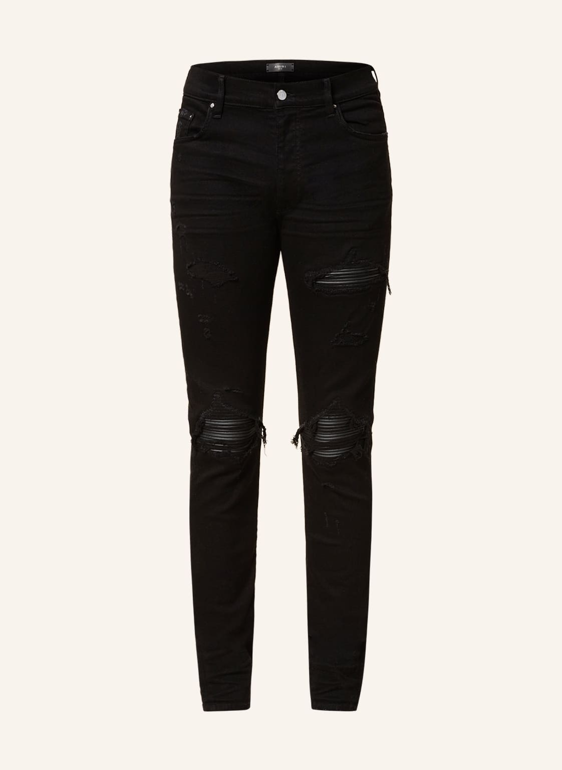 Amiri Destroyed Jeans mx1 Skinny Fit schwarz von AMIRI