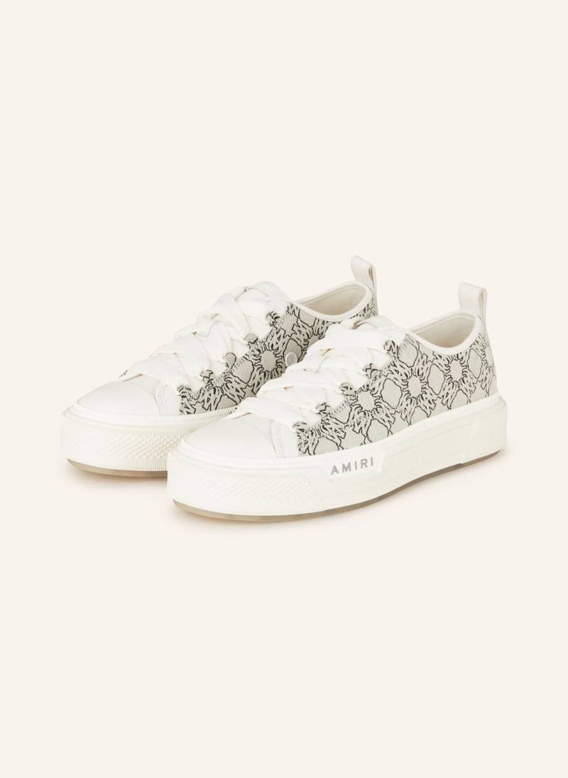 Amiri Sneaker Ma Quad Jacquard Court Low weiss von AMIRI